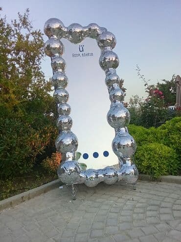 ucuz bal: Güzgü Döşəmə üstü, Toy üçün, Çərçivə ilə — 3