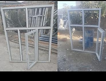 Pencere satilir 3 ededdi Suseleride var Iki ededin olcusu 1.40/1.70