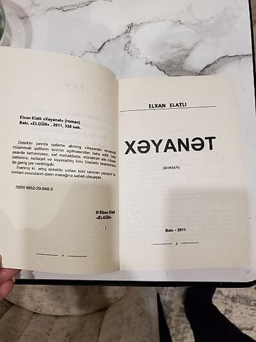 Художественная литература: Elxan Elatlı – “Xəyanət” (detektiv roman) - Janr: Detektiv - Müəllif — 3