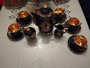 green kofe: Кофейный набор, цвет - Черный, Кобальт — 5