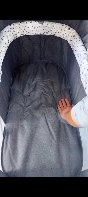 ugur mebel: Oğlan və qız üçün, Dördbucaq, Beşik, Matras ilə, Yellənmə mexanizm ilə — 3
