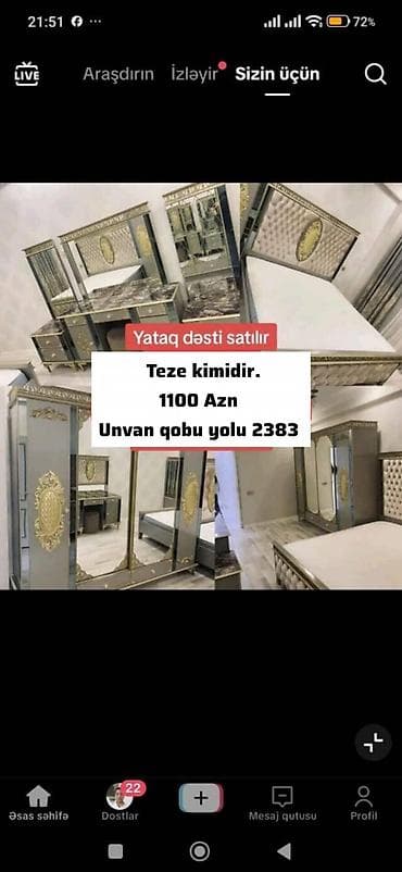 İkinəfərlik çarpayı, İşlənmiş