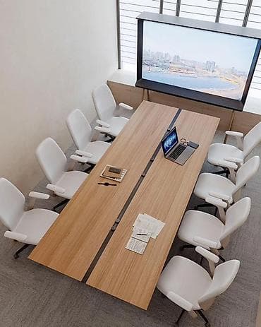 стол для конференций: Məhsul: Konfrans/Toplantı masası və ofis kresloları dəsti Təsvir: - — 1