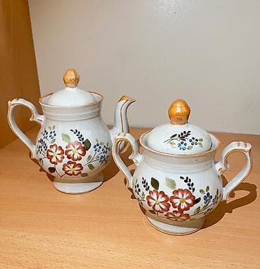 çay servis: Çay dəsti, rəng - Ağ, Keramika, 6 nəfərlik — 4