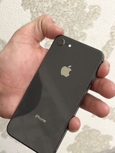 iphone 8 plus kabro: IPhone 8, 64 GB, Qara, Barmaq izi — 1