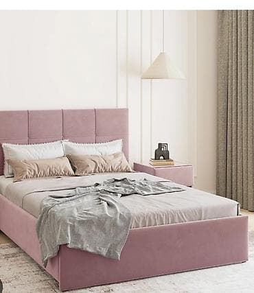 mini tablolar: İkinəfərlik çarpayı, Bazalı, Matras ilə, Siyirməsiz, Azərbaycan — 1