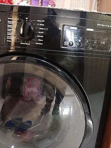 qazel masinlari: SHIVAKI AWT-6110B önyükləməli paltaryuyan maşın - Rəng: qara, iri — 3