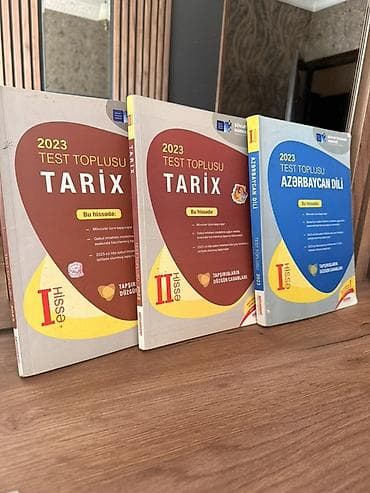 İdman və hobbi: Məhsul: DİM “Test Toplusu 2023” kitabları dəsti Tərkib: - Tarix – — 1
