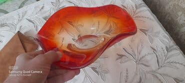 Cexski şirniyyat qabı. Xrustal