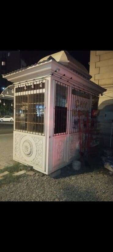 Gözəllik və estetika avadanlığı: Satılır: dekorativ dizaynlı köşk/butik tipli ticarət.Eni 2metra uzunu — 2