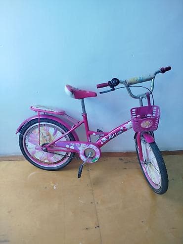 cube velo: Uşaq velosipedi – 16 düym təkər ölçüsü, qızlar üçün dizayn. - Rəng — 1