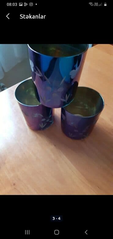 şırdan: Qədəhlər, rəng - Göy — 3