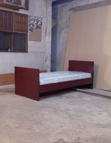 кровать бу: Односпальная кровать, Без подьемного механизма, С матрасом, Без выдвижных ящиков — 16