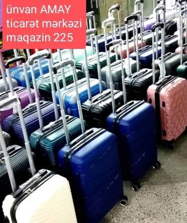Çamadanlar hər ölçüdə var 50 manatdan başlayan qiymətlərlə ünvan AMAY