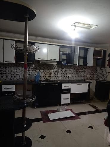 Кухонные гарнитуры: Metbext mebeli aspirator+qaz+moyka+ paltar yuyan LG 8 kg hamsi daxil — 1