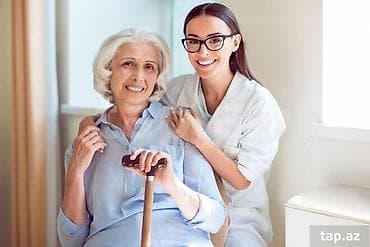 Xəstə baxıcıları, sanitarlar: Evdə qalmaqla baxım Xidmətlər: - Gündəlik qayğı: gigiyena — 1