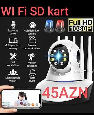 huawei mi fi: Smart WiFi Kamera – 1080p Full HD - PTZ texnologiyası: uzaqdan — 8