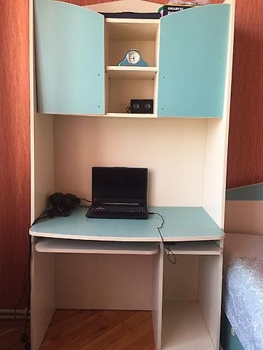 qubka satisi: Yataq desti satilir 2carpayi 1-sfoner 1-komputer stol skafi 2-il — 2