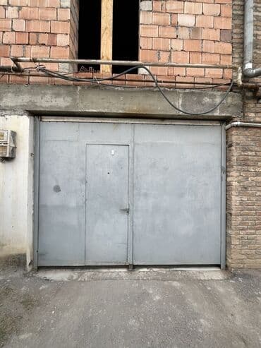 ağcaqanad toru: Dəmir Qaraj darvazası, Yana açılan, Mexaniki, 2 m, rəng - Boz, Qapı ilə — 2