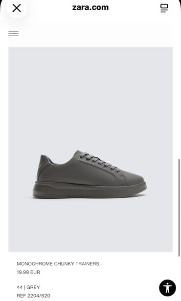 Zara ayaqqabı (paketli) Yenidi, qutusu heç açılmayıb. Ölçüsü düz