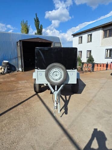 чемодан с инструментами для автомобиля: Yük qoşqusu – yüngül avtomobillər üçün - Tək oxlu, möhkəm metal — 8