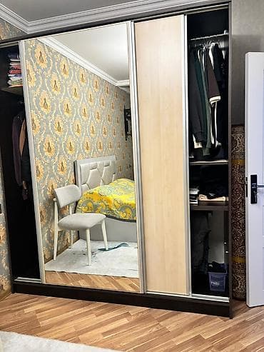 plasmas skaflar: Ikiqapılı sürgülü şkaf – güzgülü . eni 2metr, dərinliyi 60sm — 7