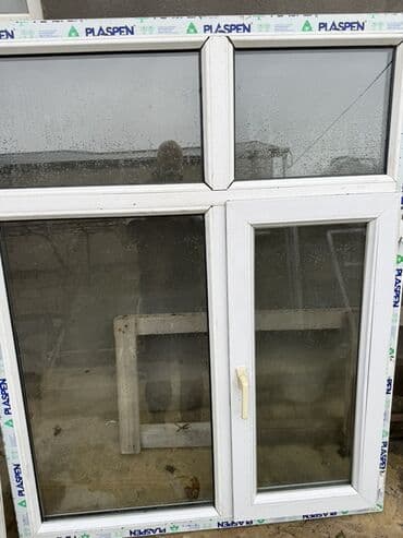 PVC pəncərə çərçivəsi – PLASPEN profil - Material: ağ rəngli PVC