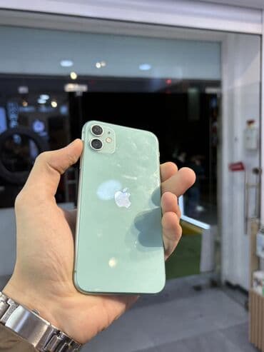 211 nömrə satışı: IPhone 11, 64 GB, Alpine Green, Face ID — 1