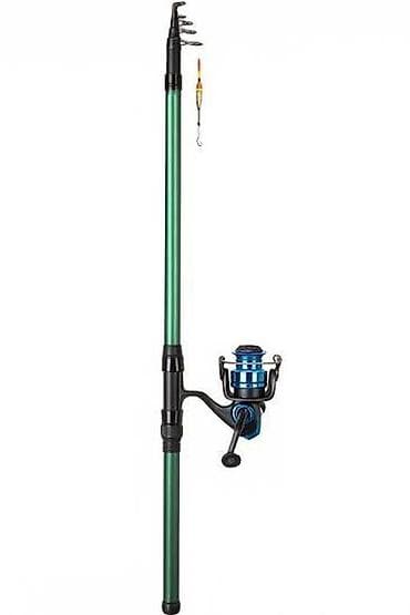 ovçu dəsti: Teleskopik balıq ovu dəsti - Uzadıla bilən teleskopik qamış: yığcam — 1