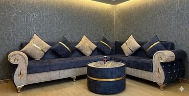 reception masa: Bu günə təcili Satılmalıdı Künc divan dəsti – klassik-lüks üslub - — 1