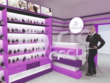 mebel vitrin: Kosmetik vasitələr üçün vitrinlər — 1