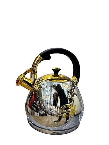 elektrik generator: Rəng - Qızılı, Çaydan, Paslanmayan polad, 3-dən çox l — 1