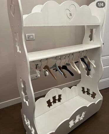 купить бу шкаф для одежды: Oğlan və qız üçün, İşlənmiş, Düz dolab — 1