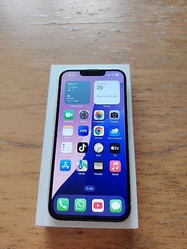 iphone 11 case: IPhone 13, 128 GB, Ağ, Face ID — 1