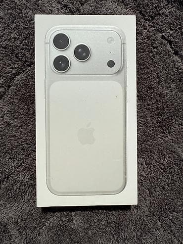 iphone 6s plus plata: IPhone 17 Pro, Gümüşü, Face ID — 1