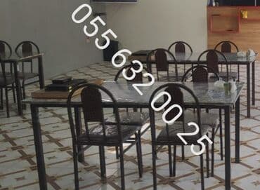 Masa və oturacaq dəstləri: Mətbəx üçün, Yeni, Açılmayan, Kvadrat masa — 16