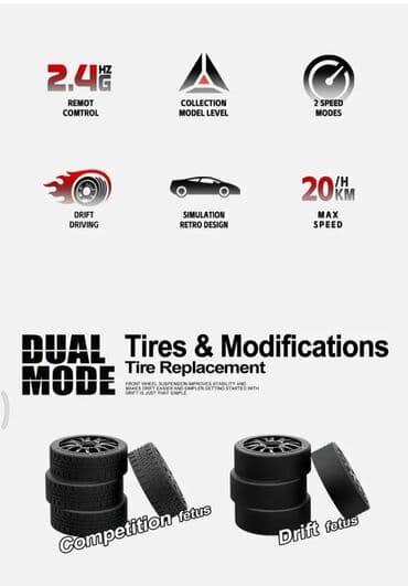 rc car: NISSAN GTR modelidi 4wd Təkrar doldurulan batareya 2.4ghz bağlantı — 5