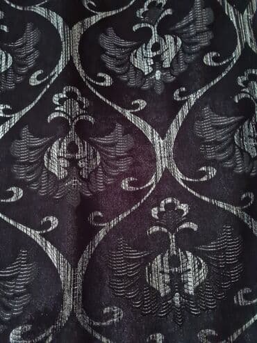 məxmər məhrəbalar: İşlənmiş, Vilyur Pərdə, rəng - Qara, Ünvandan götürmə — 4