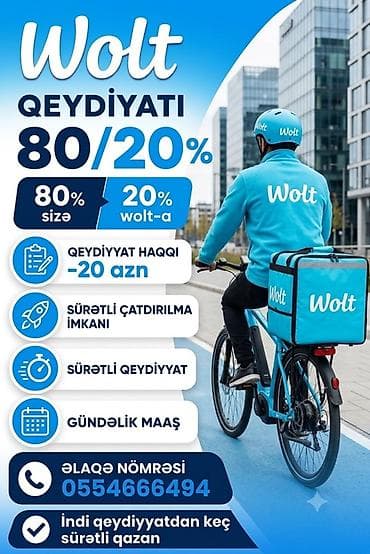 Moto-kuryer tələb olunur