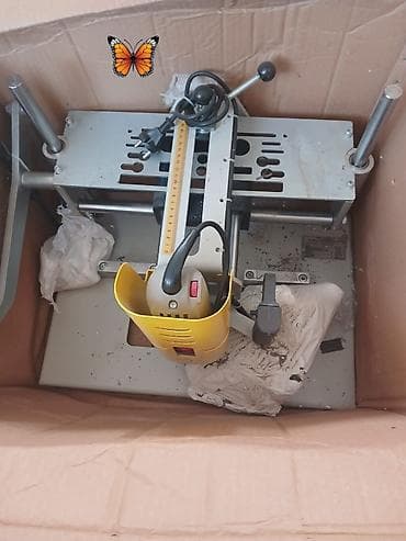 SAMİRƏ🦋 (p) Plastik qapı pəncərə sexi üçün zamok yeri açan dəzgah