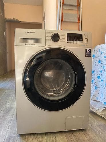 transpalet servisi: Samsung paltaryuyan maşın – EcoBubble, 7 kq - Ön yükləməli, gümüşü — 1