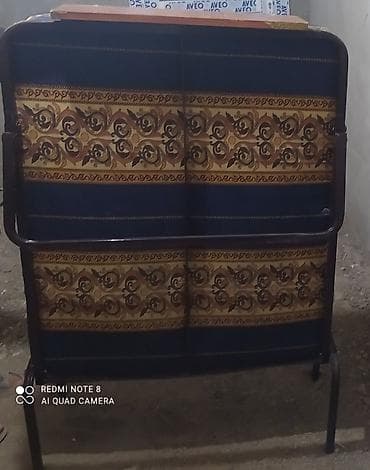 Tək nəfərlik qatlanan çarpayı və döşək - Ölçü: təxmini 90×190 sm tək lalafo.az -da Tək nəfərlik qatlanan çarpayı və döşək - Ölçü: təxmini 90×190 sm tək
