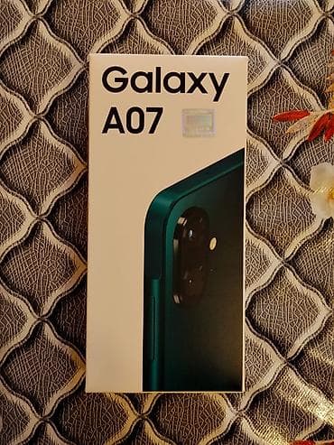 samsung r60: Samsung Galaxy A07, 128 ГБ, цвет - Зеленый, Две SIM карты, Отпечаток пальца, Face ID — 3