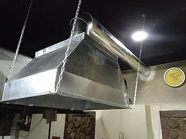 Moyka avadanlığı: Mətbəxlər üçün sənaye tipli havalandırma və tüstüçəkmə sistemi - — 3