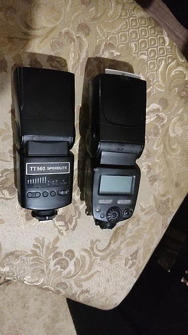 nikon lens: Nikon D7500 DSLR fotoaparat + 2 eded flas . probeg 180 min . hec bir — 3