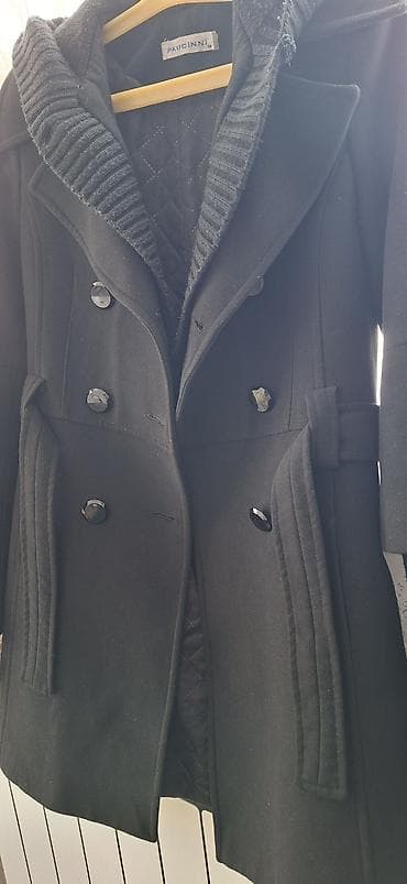 Личные вещи: Пальто, M, цвет - Черный — 8