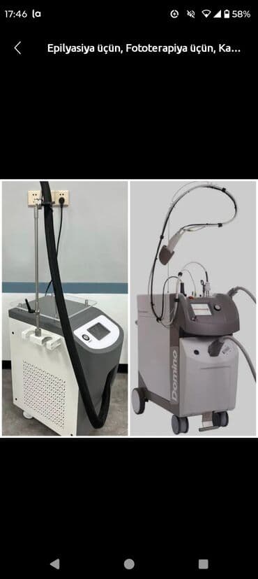 Soyuducu avadanlığı: DOMINO – Aleksandrit lazer aparatı Təyinat: - Epilyasiya - — 4