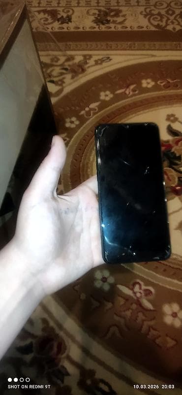 Samsung Galaxy A10s, 32 GB, rəng - Qara, Barmaq izi