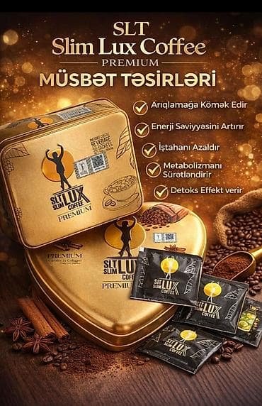 SLIM LUX Coffee Premium – darçınlı instant qəhvə içkisi - Ürək — 1