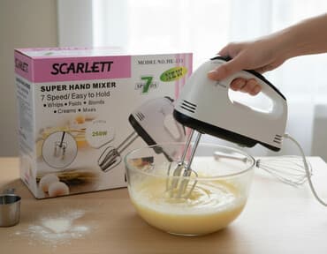 köhnə paltaryuyan satışı: Əl mikser, Scarlett, Yeni, Ünvandan götürmə — 2